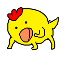 Chicken Piyoko part2 sticker #11217380