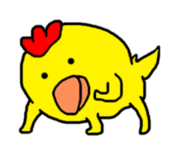 Chicken Piyoko part2 sticker #11217380