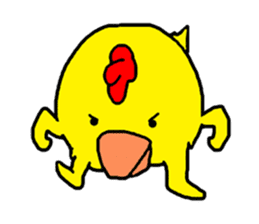 Chicken Piyoko part2 sticker #11217381