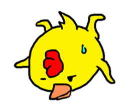 Chicken Piyoko part2 sticker #11217383