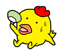 Chicken Piyoko part2 sticker #11217385