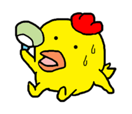 Chicken Piyoko part2 sticker #11217385