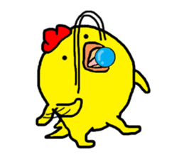 Chicken Piyoko part2 sticker #11217387