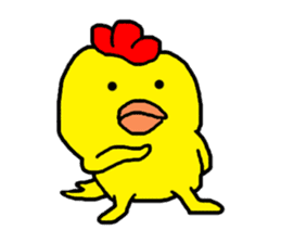 Chicken Piyoko part2 sticker #11217390