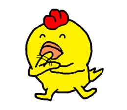 Chicken Piyoko part2 sticker #11217391