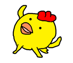 Chicken Piyoko part2 sticker #11217393