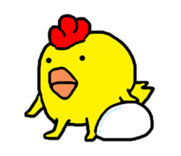 Chicken Piyoko part2 sticker #11217397