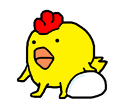Chicken Piyoko part2 sticker #11217397
