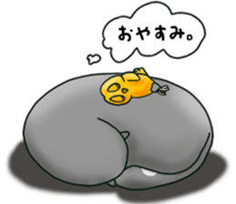 Cat and bird Fight!!!! sticker #11218030