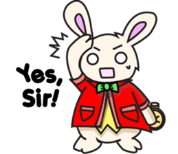 Alice Bunny sticker #11218161