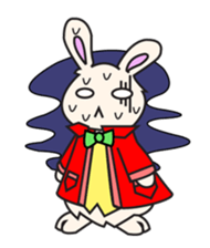 Alice Bunny sticker #11218169