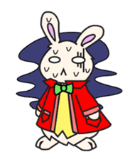 Alice Bunny sticker #11218169