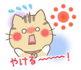 mild-Kitten-Summer- sticker #11218828