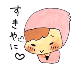 Mie dialect Kunoichi Mie-chan sticker #11218849