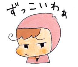 Mie dialect Kunoichi Mie-chan sticker #11218854