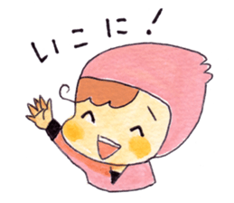 Mie dialect Kunoichi Mie-chan sticker #11218857