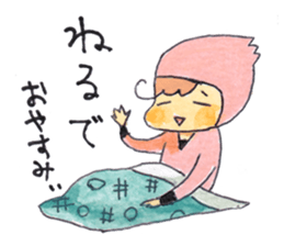 Mie dialect Kunoichi Mie-chan sticker #11218873