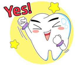 Dentists & the cute teeth sticker #11219442