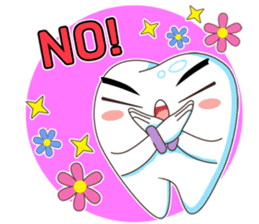 Dentists & the cute teeth sticker #11219443
