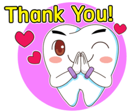 Dentists & the cute teeth sticker #11219445