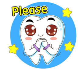 Dentists & the cute teeth sticker #11219447