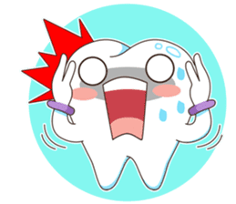 Dentists & the cute teeth sticker #11219455