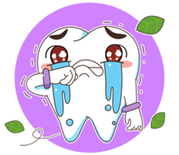 Dentists & the cute teeth sticker #11219457