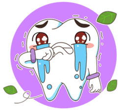 Dentists & the cute teeth sticker #11219457