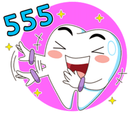 Dentists & the cute teeth sticker #11219458