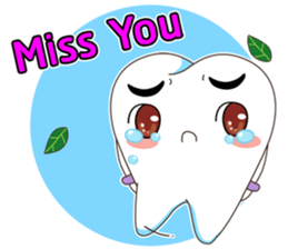 Dentists & the cute teeth sticker #11219460