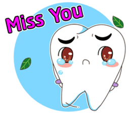 Dentists & the cute teeth sticker #11219460