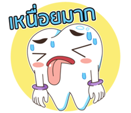 Dentists & the cute teeth sticker #11219464