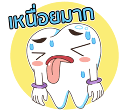 Dentists & the cute teeth sticker #11219464