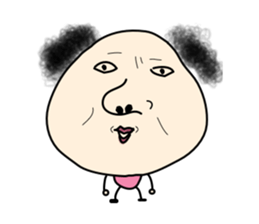 lovely & silly guy "Momoko" 2 sticker #11219687