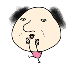 lovely & silly guy "Momoko" 2 sticker #11219696