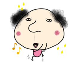 lovely & silly guy "Momoko" 2 sticker #11219697