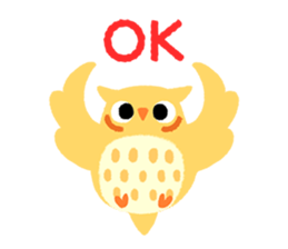 owls trio sticker #11220045