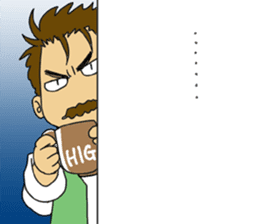 HIGE-CAFE2 sticker #11220153