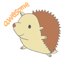 prechan hedgehog 2 sticker #11220440