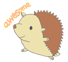 prechan hedgehog 2 sticker #11220440