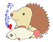prechan hedgehog 2 sticker #11220441