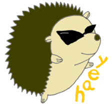 prechan hedgehog 2 sticker #11220446