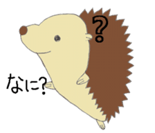prechan hedgehog 2 sticker #11220450