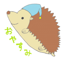 prechan hedgehog 2 sticker #11220454