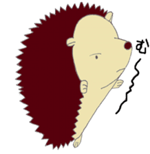 prechan hedgehog 2 sticker #11220459