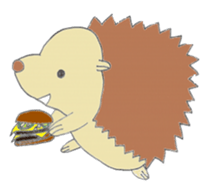 prechan hedgehog 2 sticker #11220460