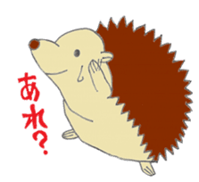 prechan hedgehog 2 sticker #11220464