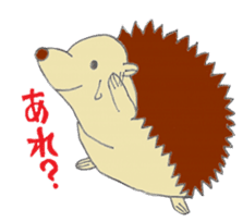 prechan hedgehog 2 sticker #11220464
