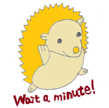 prechan hedgehog 2 sticker #11220465