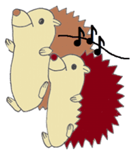 prechan hedgehog 2 sticker #11220469